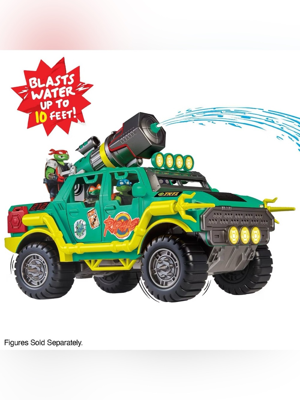 Teenage Mutant Ninja Turtles SEWER SPEWER Armored Turtle Tank Shoots Water! NEW